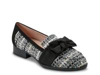 Lindio Loafer Black/White Tweed Fabric view