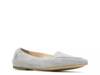 Hazel Pointe Loafer Light Grey Suede view