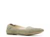 Hazel Pointe Loafer Green Suede view