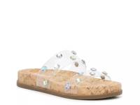 Vria Sandal Tan/Clear view
