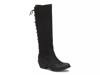 Sharnell Boot Black Suede view