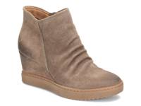 Siri Wedge Bootie Taupe Suede view