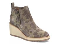 Emeree Wedge Bootie Olive/Grey Camouflage Leather view