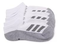 Aeroready Kids' No Show Socks - 6 Pack White/Grey view