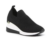 Tanna Wedge Sneaker Black view