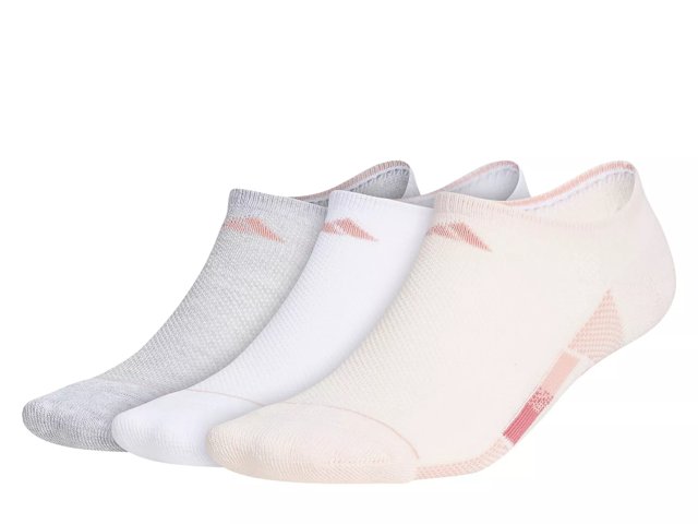 Superlite Stripe 3 Women's No Show Socks - 3 Pack