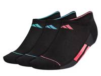 Superlite Stripe 3 Women's No Show Socks - 3 Pack Black/Multicolor view
