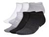 Superlite Badge of Sport 2 Women's No Show Socks - 6 Pack Black/Grey/White view
