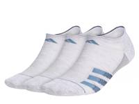 Superlite Stripe 3 Men's No Show Socks - 3 Pack Grey/Blue view