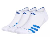 Superlite Stripe 3 Men's No Show Socks - 3 Pack White/Blue view