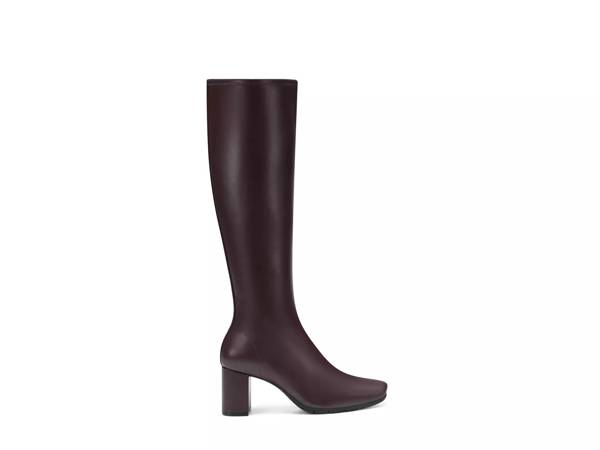 Featuring a dark brown tall boot from Aerosoles.