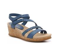 Finna Wedge Sandal Blue view