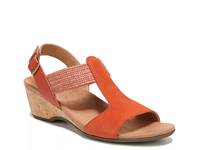 Paradise Kaytie Wedge Sandal Dark Brown view