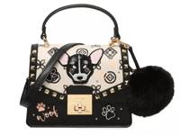 Lolapaw Dog Mini Satchel Dark Brown view