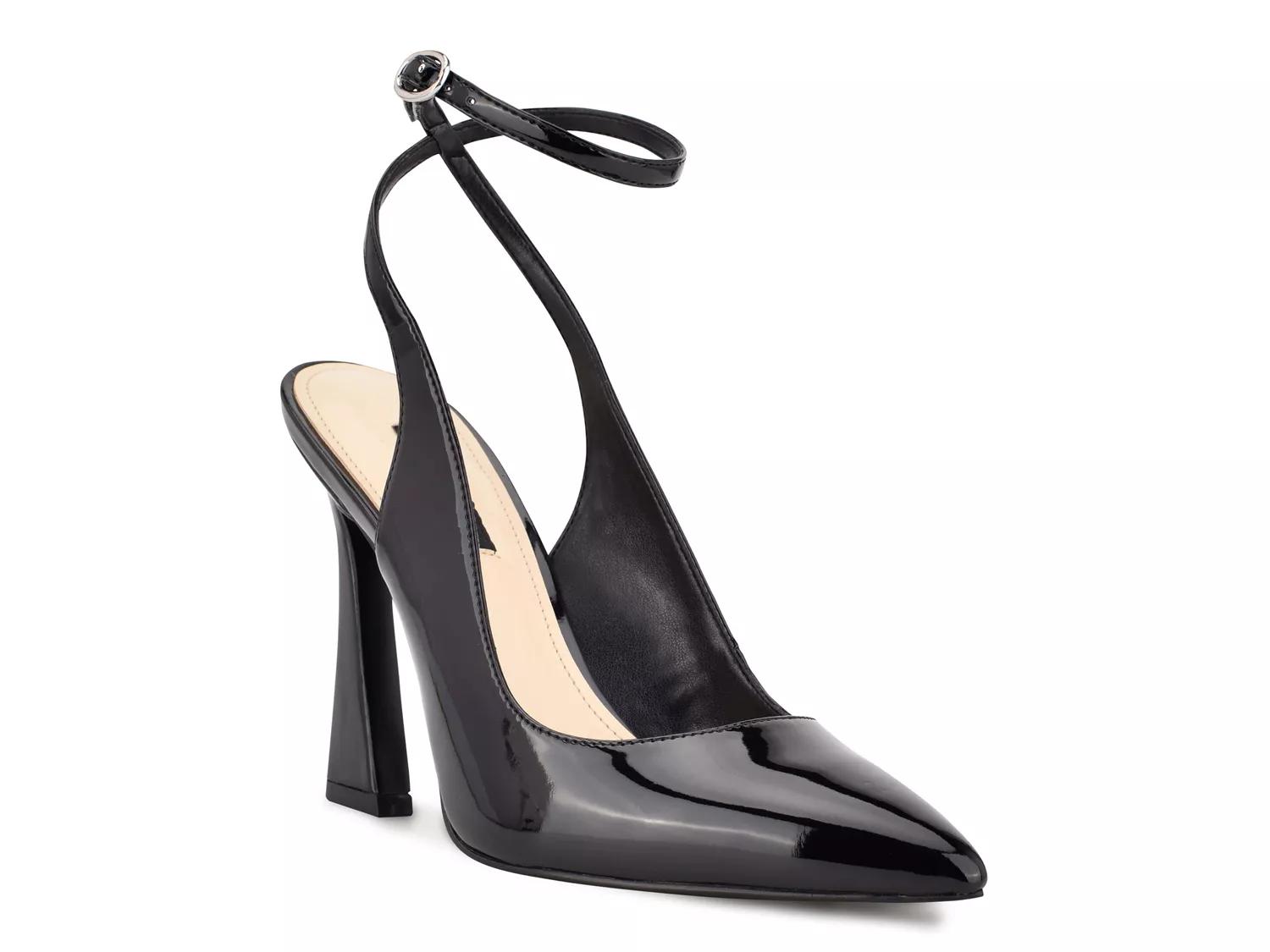 NINE WEST Nanita3, Scarpe décolleté Donna, Grigio Fumo Nero, 36.5 EU