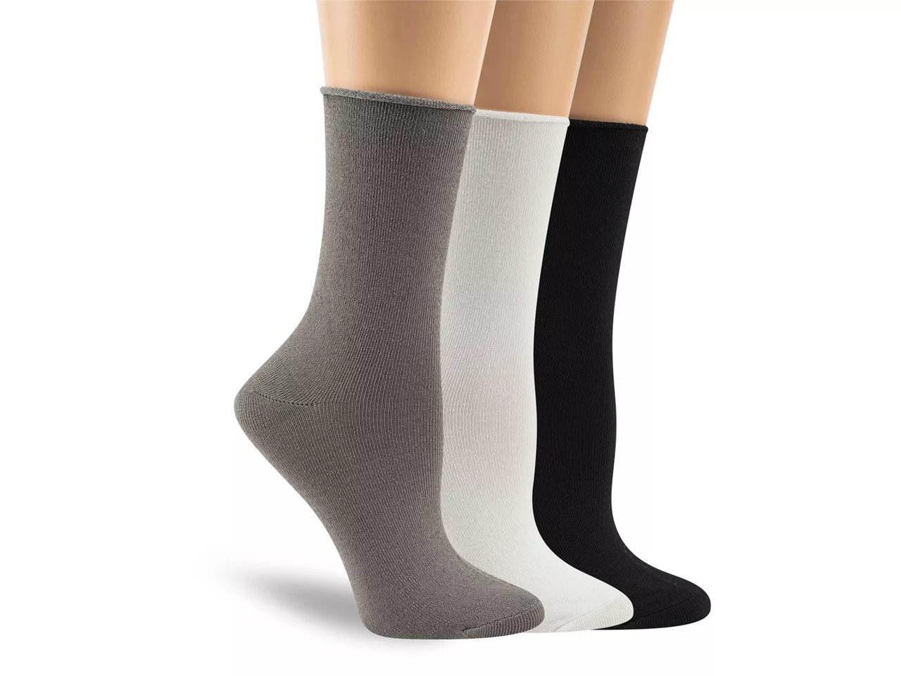 Recycled Women's Crew Socks - 3 Pack