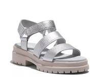 London Vibe Platform Sandal Silver Metallic view