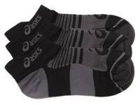 Quick Lyte Men's No Show Socks - 3 Pack Black/Grey view
