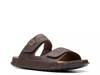 Crestview Easy Slide Sandal Dark Brown view