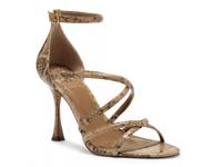 Adilene Sandal Brown Snake Print view