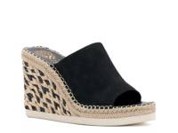 Brissia Wedge Sandal Black Nubuck view