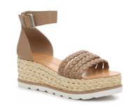 Lulu Espadrille Wedge Sandal Brown view