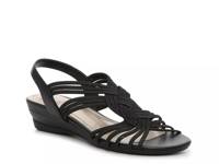 Ryla Wedge Sandal Black view