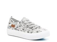 Clay Platform Sneaker Off White/Black Floral Print view