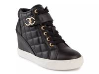 Journey Wedge Sneaker Black view