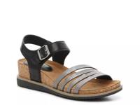Leary Sandal Black/Silver Metallic view