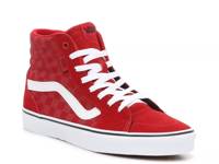 Filmore Hi High-Top Sneaker - Men's Red Check Print view