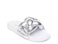 Rylee Slide Sandal Silver Metallic view