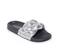 Rylee Slide Sandal Silver Metallic view