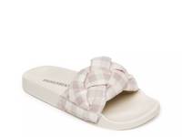 Rylee Slide Sandal Off White Plaid view