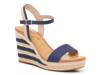 Gwennan Espadrille Wedge Sandal Navy view