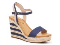Gwennan Espadrille Wedge Sandal Navy view