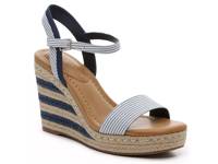 Gwennan Espadrille Wedge Sandal Navy/White view