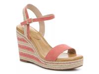 Gwennan Espadrille Wedge Sandal Peach view