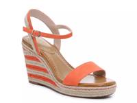 Gwennan Espadrille Wedge Sandal Orange view
