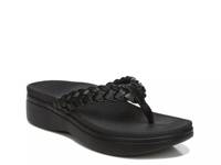 Sunrise Kenji Platform Sandal Black view