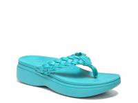Sunrise Kenji Platform Sandal Turquoise view