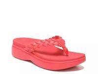 Sunrise Kenji Platform Sandal Coral view