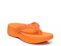 Sunrise Kenji Platform Sandal Orange view