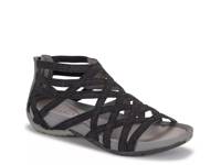 Samina Gladiator Sandal Black view