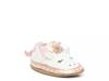 Evie Crib Shoe - Kids' White/Pink/Rose Gold Metallic view