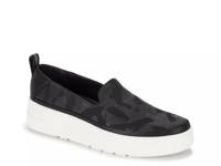 Nevin Platform Slip-On Black Camouflage view