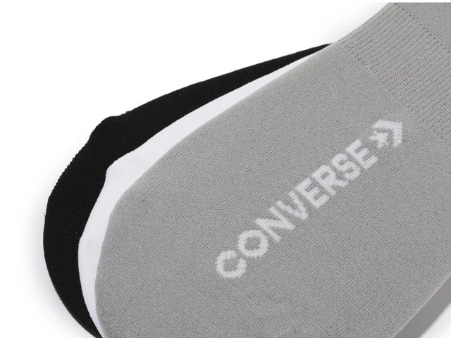 Solid Men's No Show Liners - 3 Pack