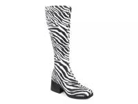 Aurelia Boot Black/White Zebra view