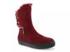 Furry Snow Boot Red view