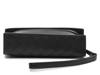 Woven Leather Wristlet Black view